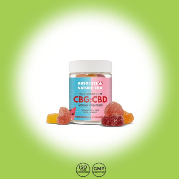 CBG CBD Watermelon & Strawberry Flavor Gummies - Image 2