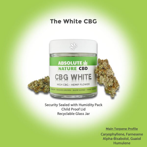 The White CBG Hemp Flower For Sale - Image 3